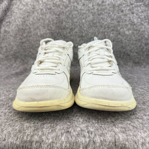 ✅ Womens 11-2A New Balance 577 White Walking Shoes Made USA Leather Upper DSL-2 - Picture 5 of 13